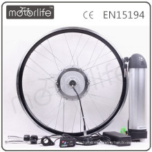 Equipo eléctrico de la bici de la venta 48v 1000w de la marca de MOTORLIFE / del OEM, kits de la batería de la botella, kits de conversión para la venta